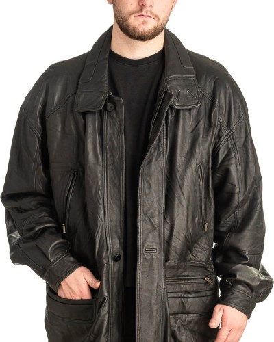 Γνήσιο Ανδρικό Δερμάτινο Μπουφάν - T453