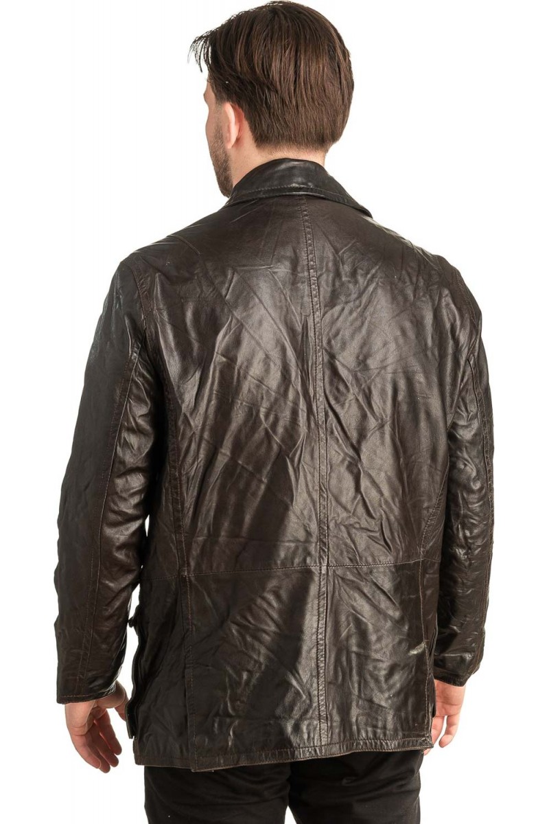 Γνήσιο Ανδρικό Δερμάτινο Μπουφάν - T454
