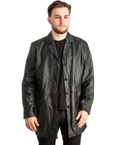 Γνήσιο Ανδρικό Δερμάτινο Σακάκι - T455