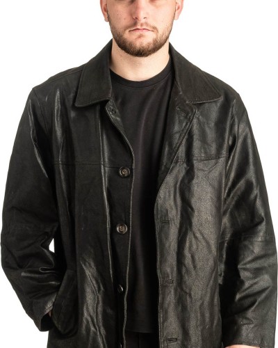 Γνήσιο Ανδρικό Δερμάτινο Μπουφάν - T456