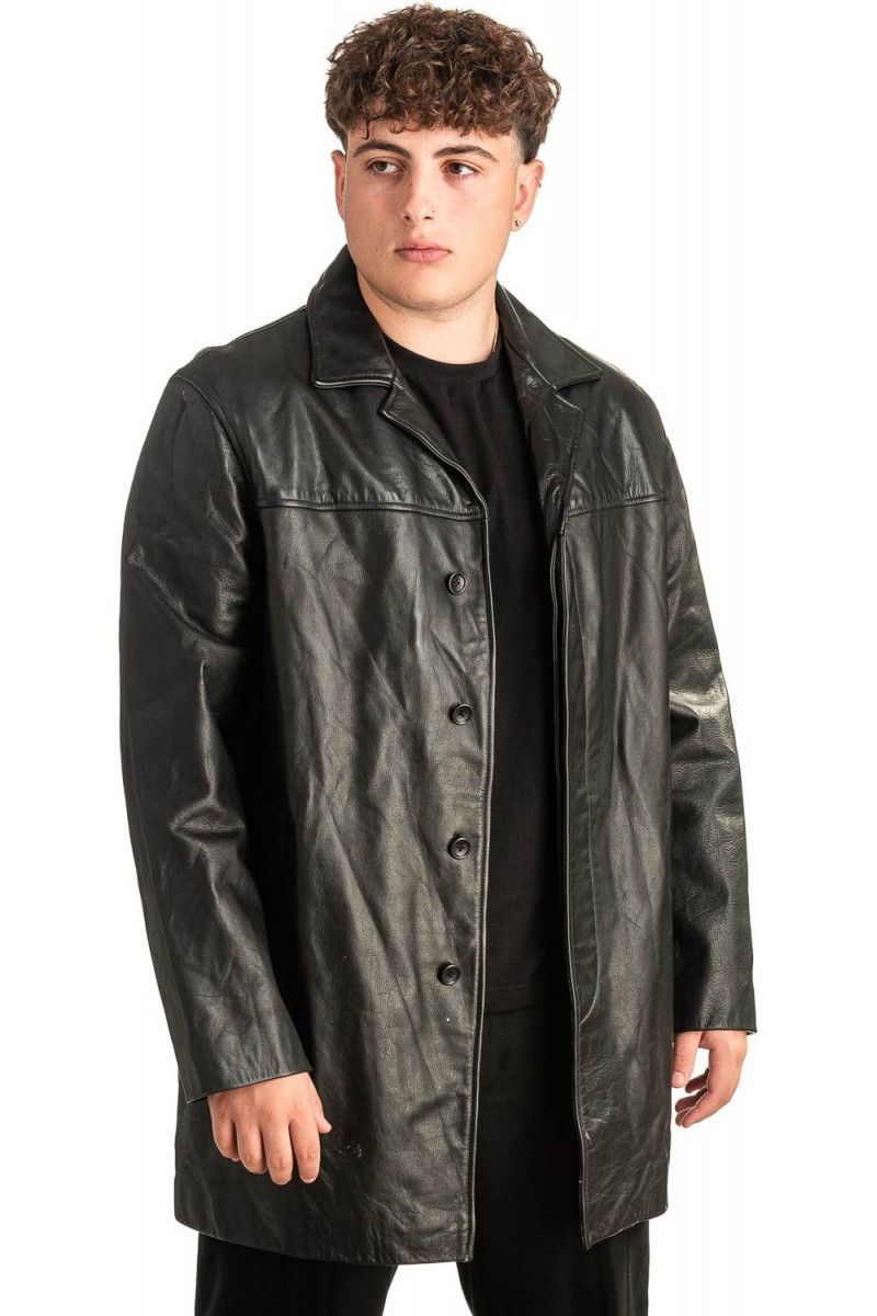 Γνήσιο Ανδρικό Δερμάτινο Μπουφάν - T457