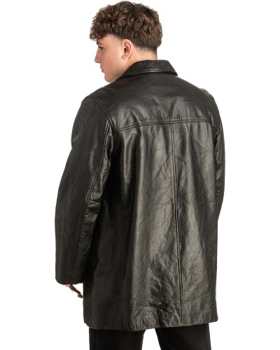 Γνήσιο Ανδρικό Δερμάτινο Μπουφάν - T457