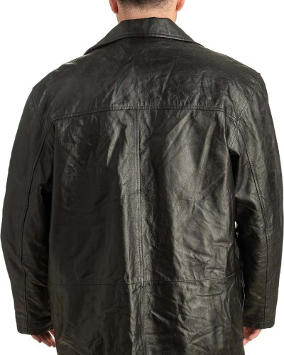 Γνήσιο Ανδρικό Δερμάτινο Μπουφάν - T458