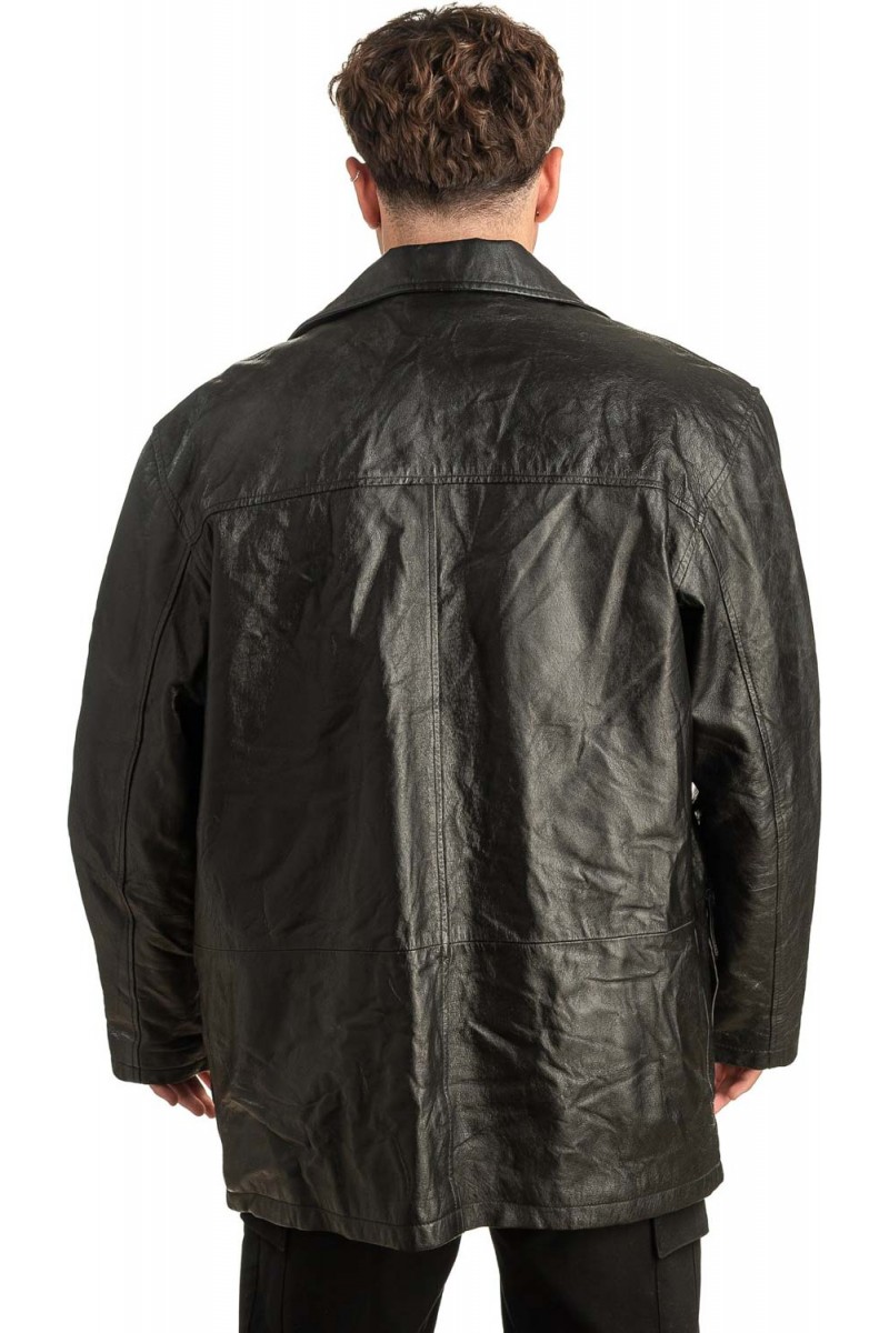 Γνήσιο Ανδρικό Δερμάτινο Μπουφάν - T458
