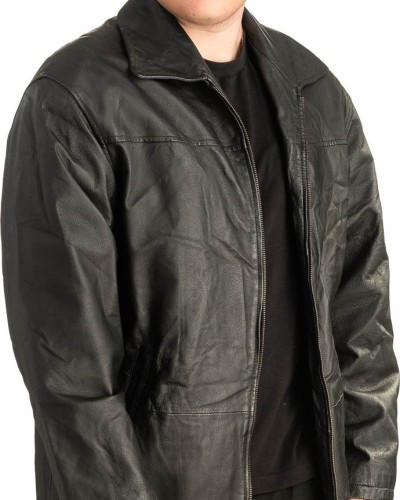 Γνήσιο Ανδρικό Δερμάτινο Μπουφάν - T459