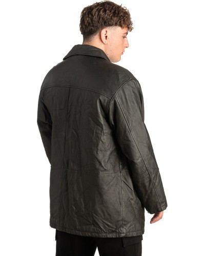 Γνήσιο Ανδρικό Δερμάτινο Μπουφάν - T459