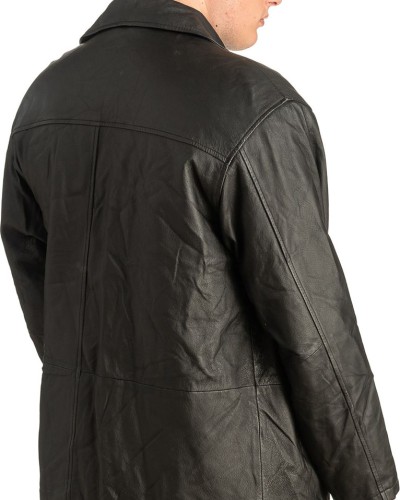 Γνήσιο Ανδρικό Δερμάτινο Μπουφάν - T459