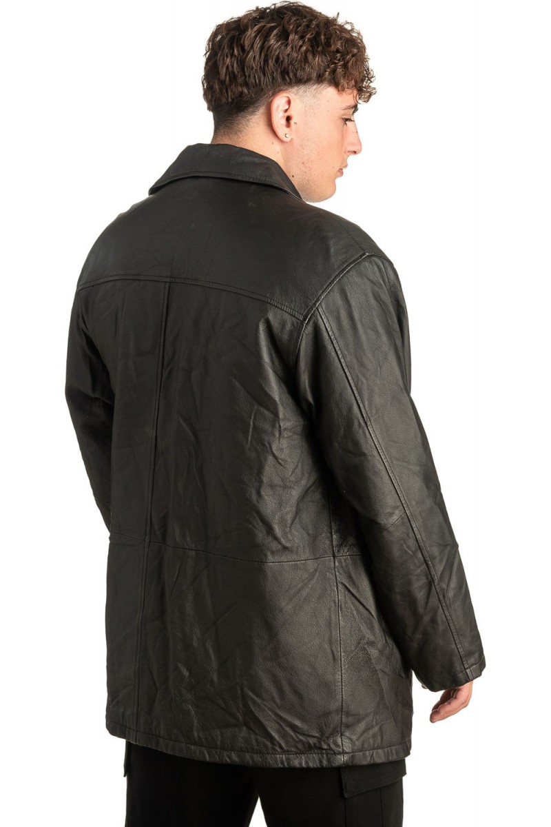 Γνήσιο Ανδρικό Δερμάτινο Μπουφάν - T459