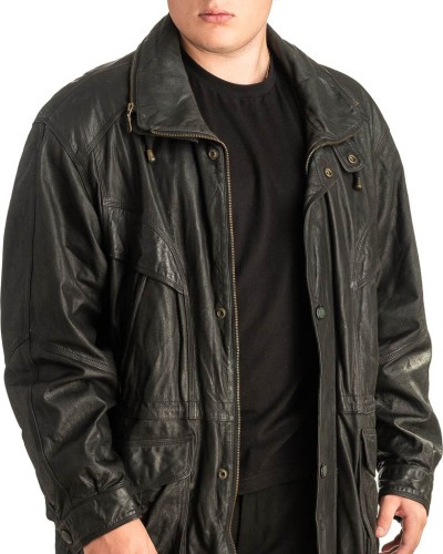 Γνήσιο Ανδρικό Δερμάτινο Μπουφάν - T461