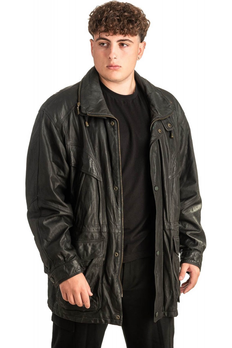 Γνήσιο Ανδρικό Δερμάτινο Μπουφάν - T461