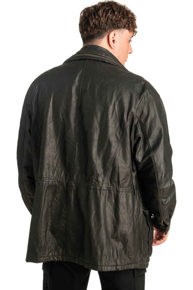 Γνήσιο Ανδρικό Δερμάτινο Μπουφάν - T461