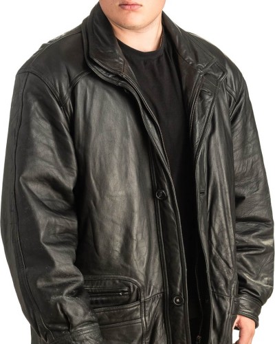 Γνήσιο Ανδρικό Δερμάτινο Μπουφάν - T463