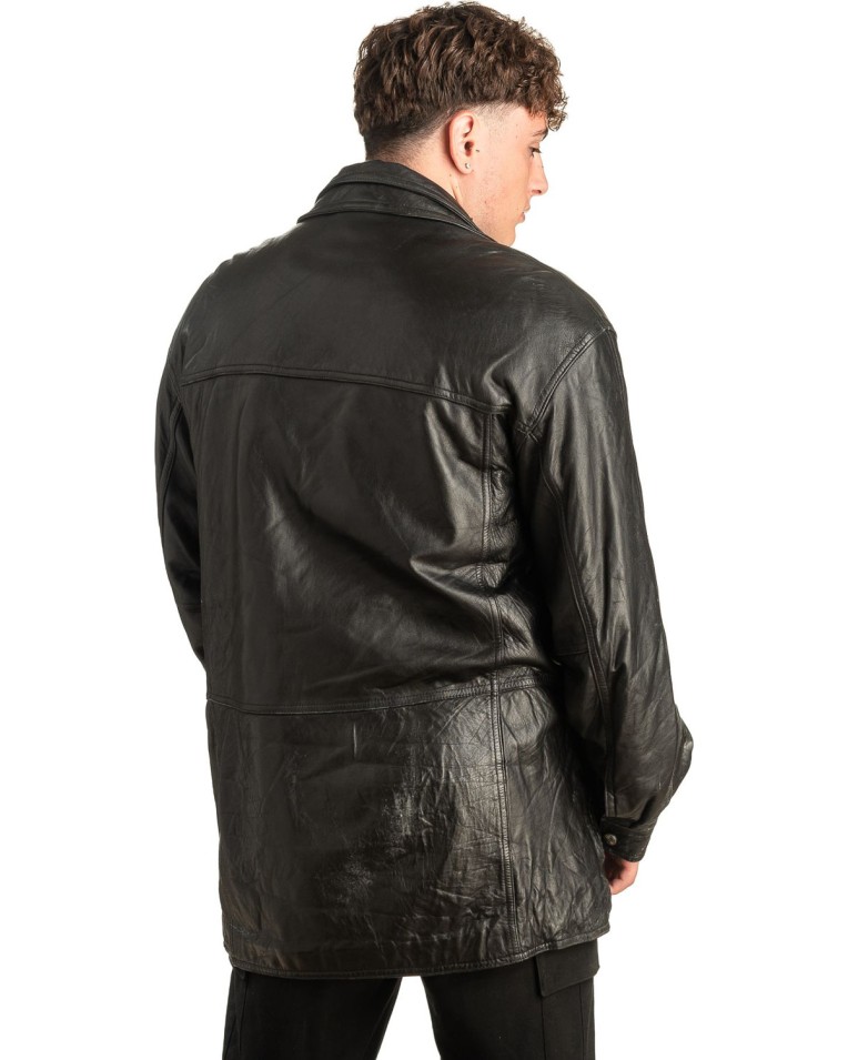 Γνήσιο Ανδρικό Δερμάτινο Μπουφάν - T463