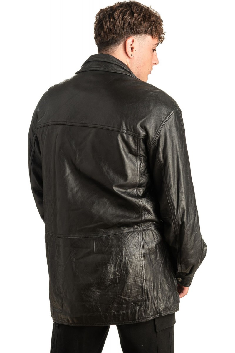Γνήσιο Ανδρικό Δερμάτινο Μπουφάν - T463