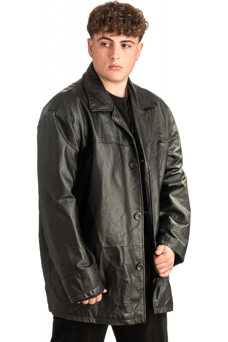 Γνήσιο Ανδρικό Δερμάτινο Μπουφάν - T464