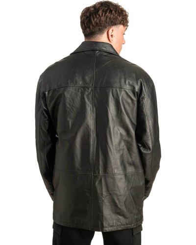Γνήσιο Ανδρικό Δερμάτινο Μπουφάν - T464