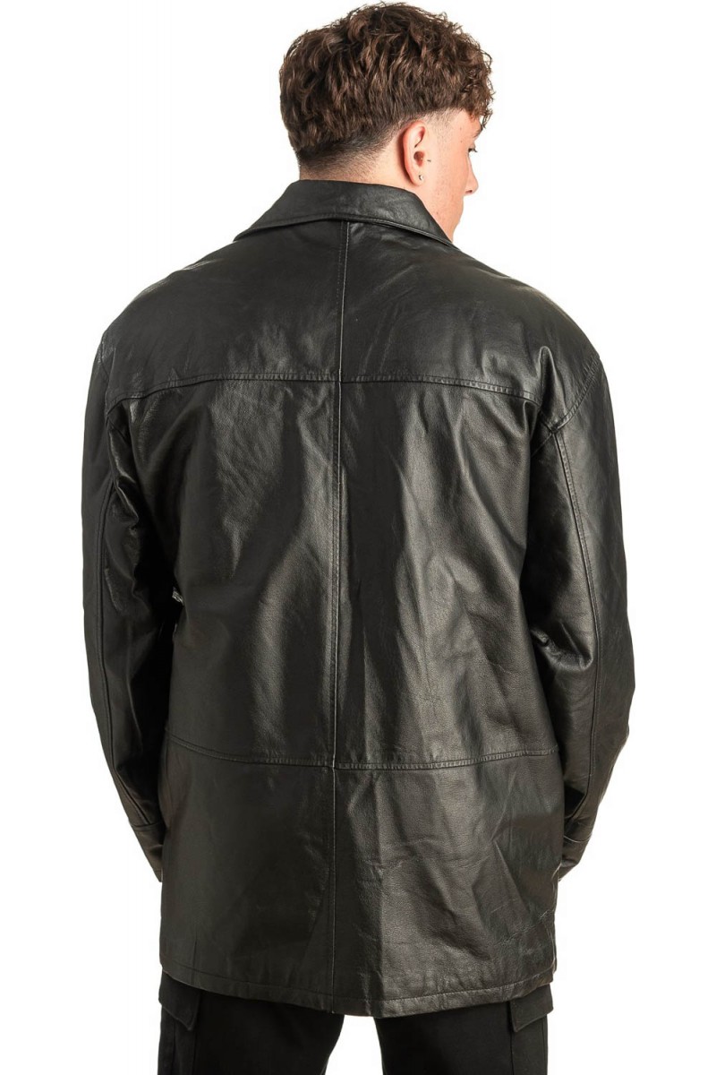 Γνήσιο Ανδρικό Δερμάτινο Μπουφάν - T464