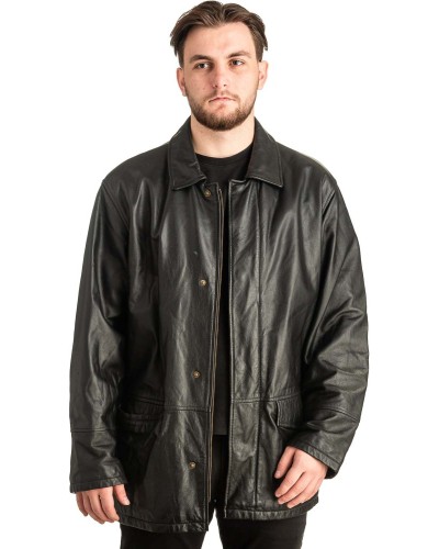 Γνήσιο Ανδρικό Δερμάτινο Μπουφάν - T467