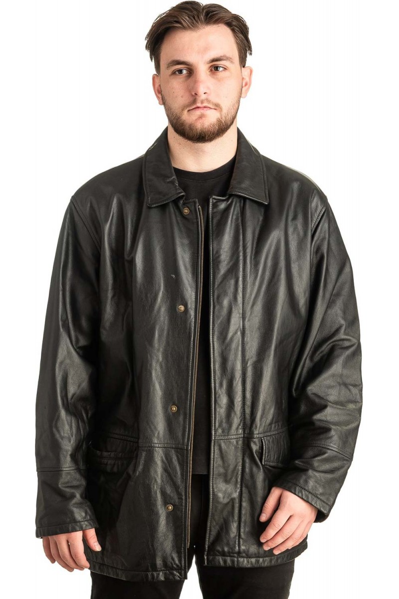 Γνήσιο Ανδρικό Δερμάτινο Μπουφάν - T467