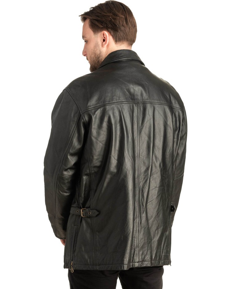 Γνήσιο Ανδρικό Δερμάτινο Μπουφάν - T467