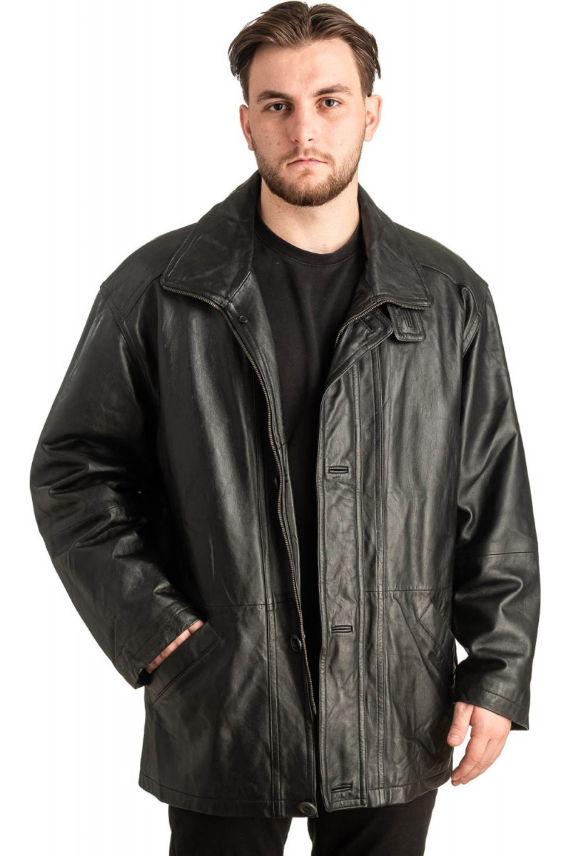 Γνήσιο Ανδρικό Δερμάτινο Μπουφάν - T469