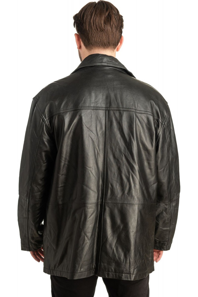 Γνήσιο Ανδρικό Δερμάτινο Μπουφάν - T469