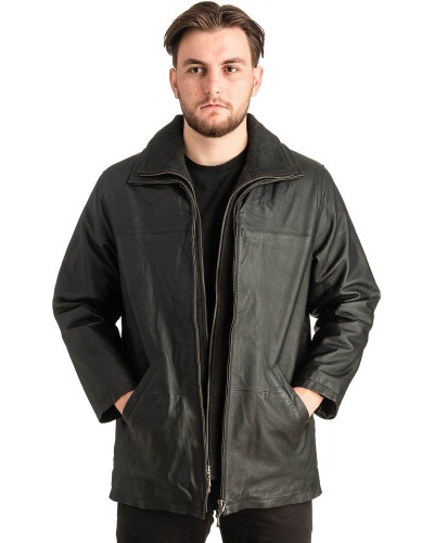 Γνήσιο Ανδρικό Δερμάτινο Μπουφάν - T470