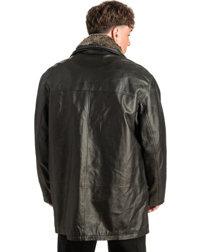 Γνήσιο Ανδρικό Δερμάτινο Μπουφάν - T471