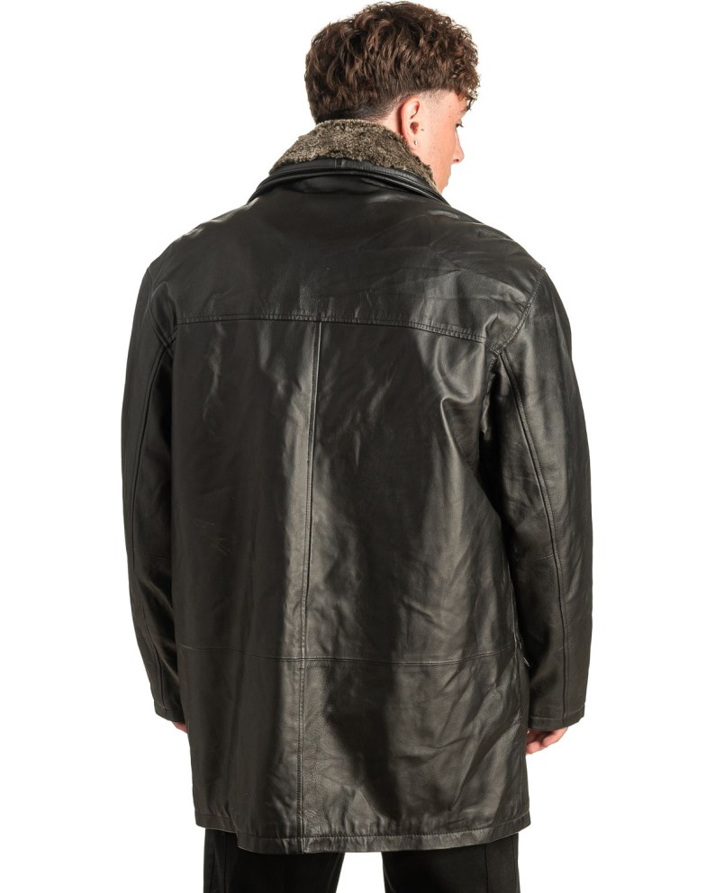 Γνήσιο Ανδρικό Δερμάτινο Μπουφάν - T471