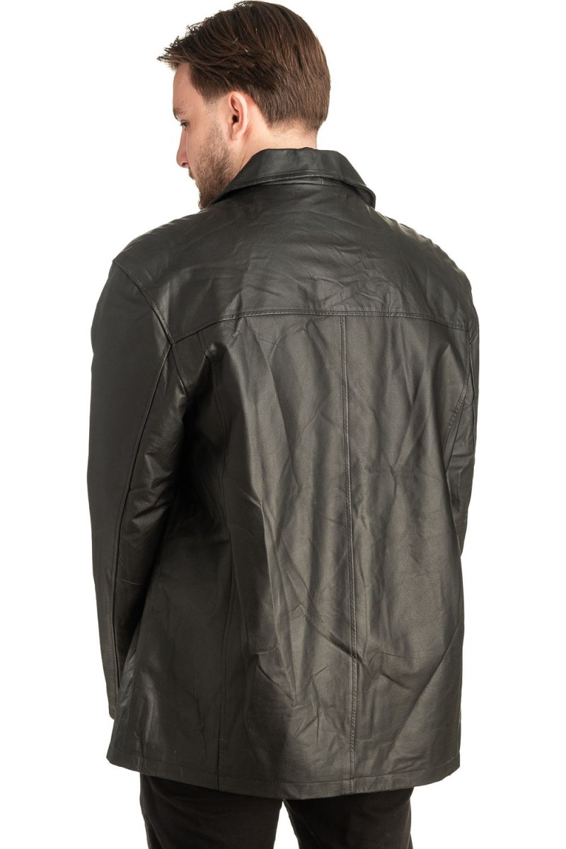 Γνήσιο Ανδρικό Δερμάτινο Σακάκι - T474