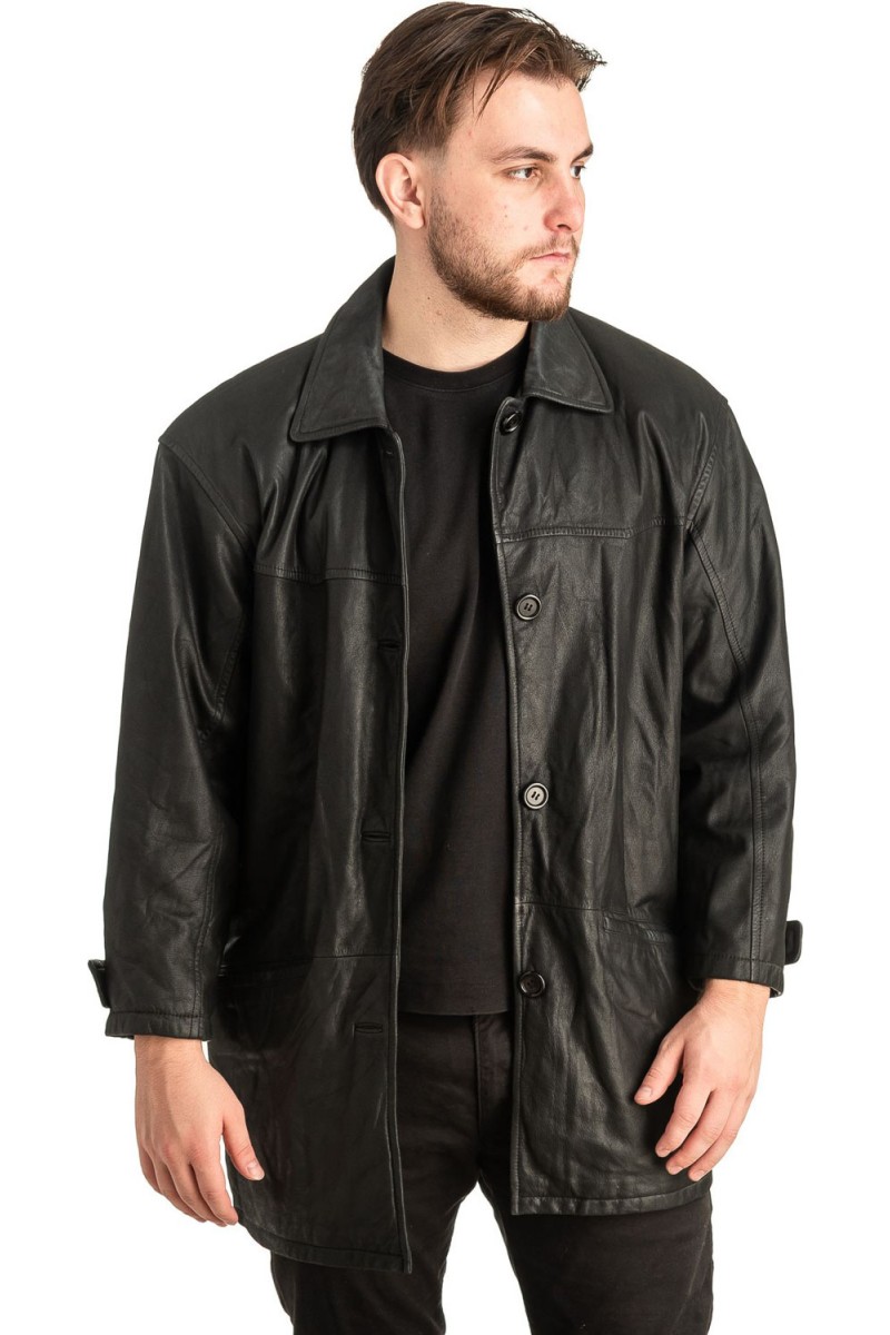 Γνήσιο Ανδρικό Δερμάτινο Μπουφάν - T475