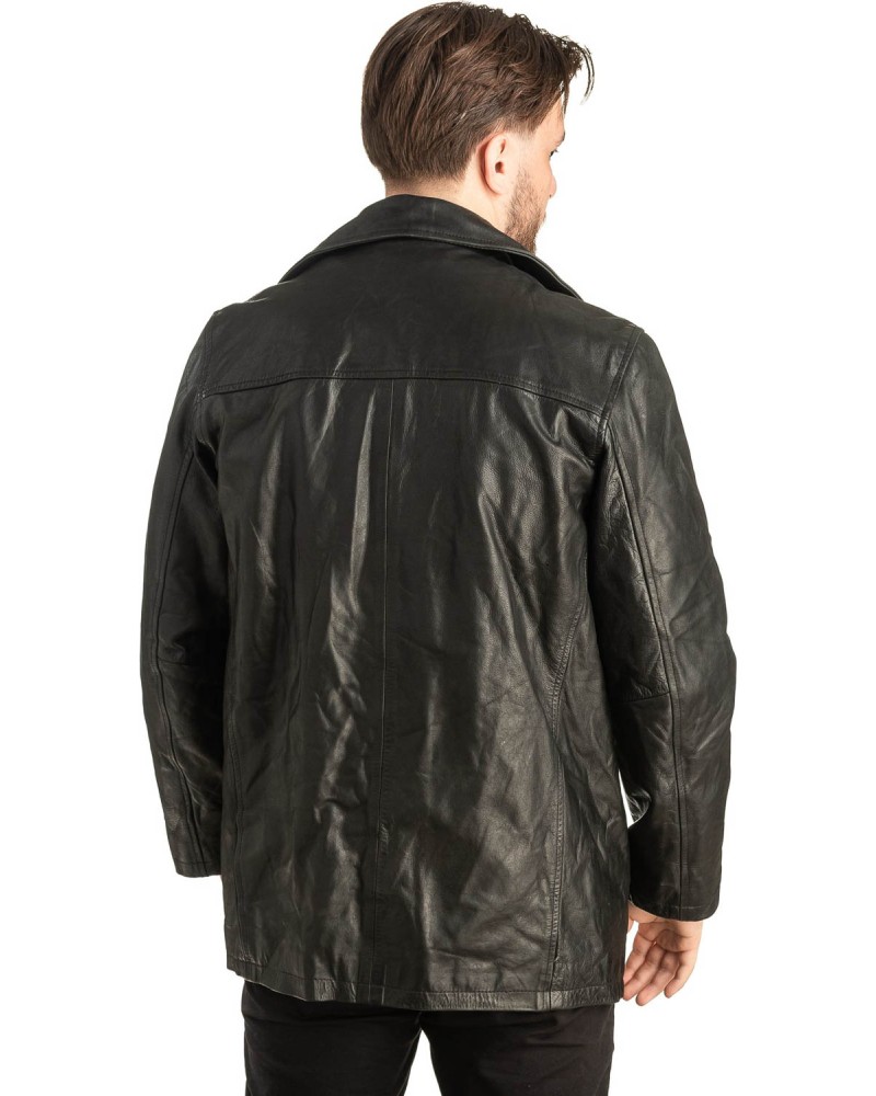 Γνήσιο Ανδρικό Δερμάτινο Μπουφάν - T476