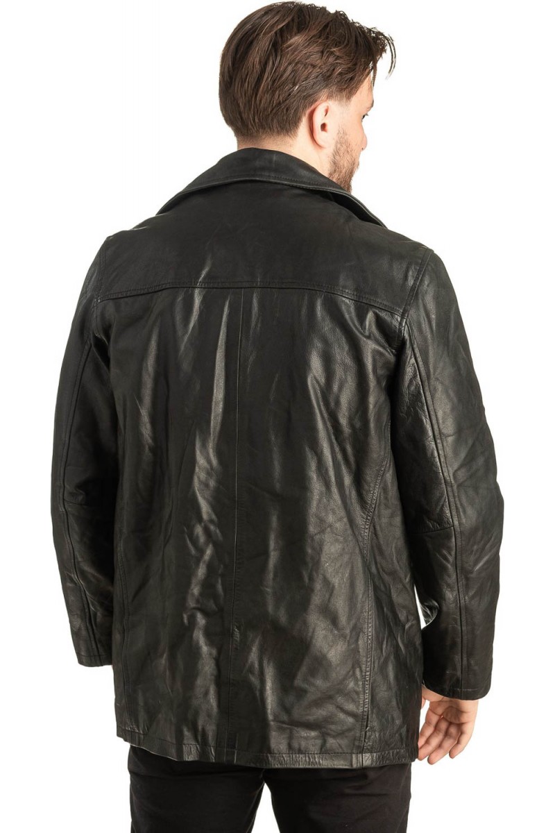 Γνήσιο Ανδρικό Δερμάτινο Μπουφάν - T476