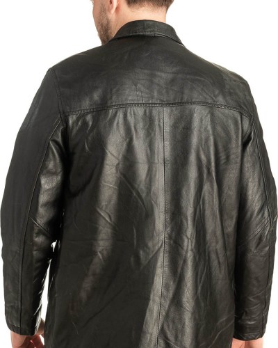 Γνήσιο Ανδρικό Δερμάτινο Σακάκι - T477