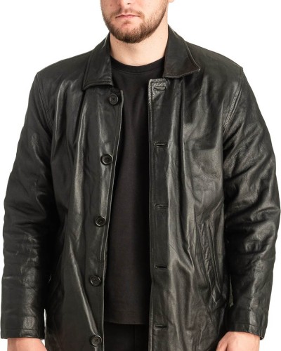 Γνήσιο Ανδρικό Δερμάτινο Σακάκι - T477