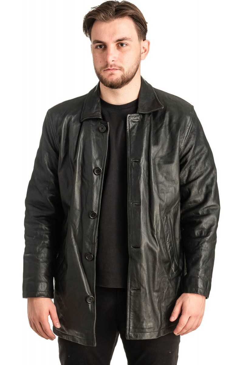 Γνήσιο Ανδρικό Δερμάτινο Σακάκι - T477