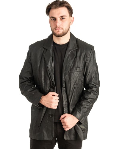 Γνήσιο Ανδρικό Δερμάτινο Σακάκι - T478