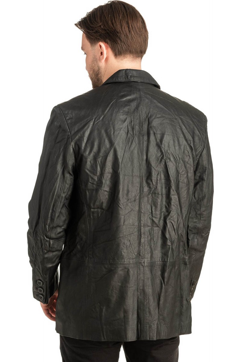 Γνήσιο Ανδρικό Δερμάτινο Σακάκι - T478