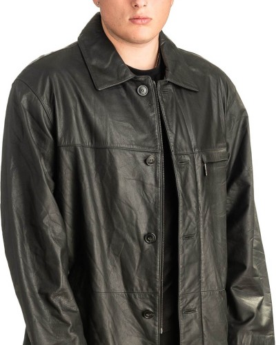 Γνήσιο Ανδρικό Δερμάτινο Μπουφάν - T479
