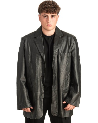 Γνήσιο Ανδρικό Δερμάτινο Σακάκι - T483