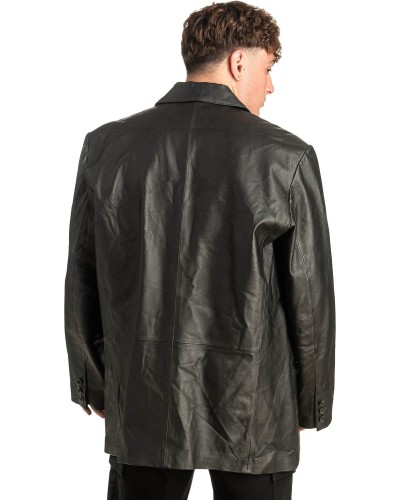 Γνήσιο Ανδρικό Δερμάτινο Σακάκι - T483