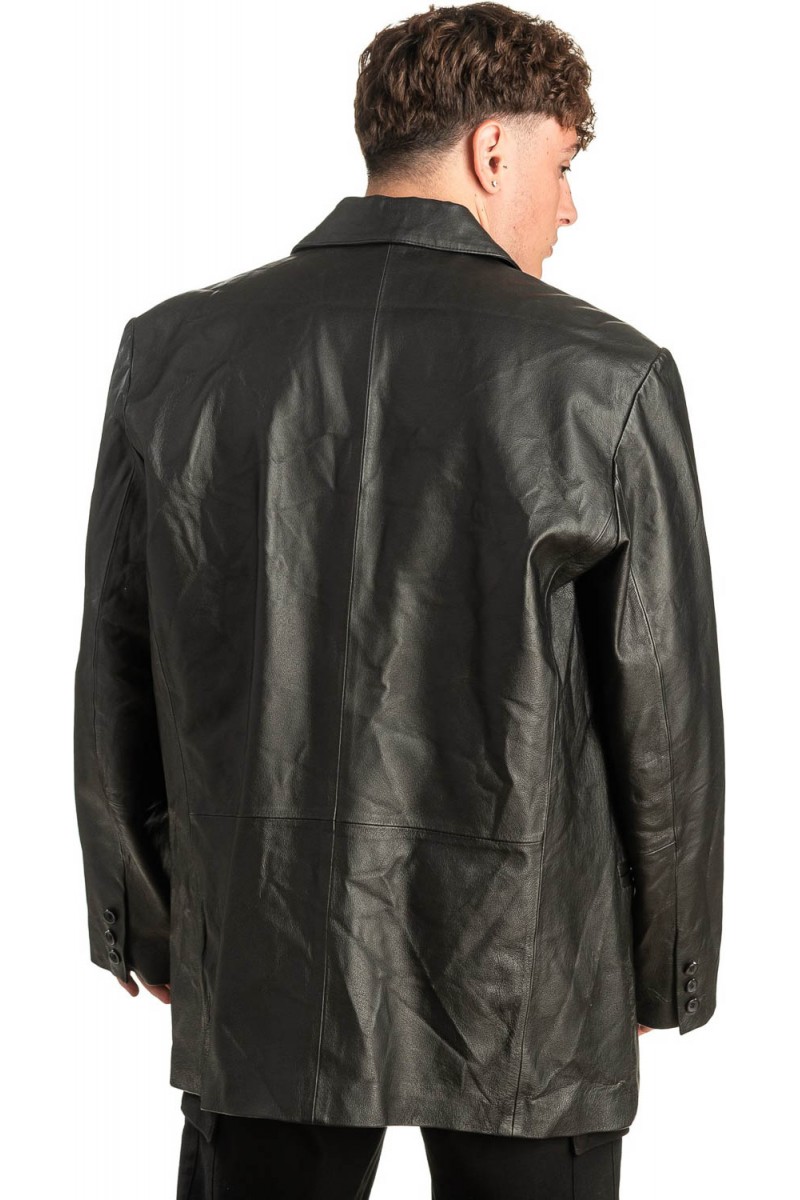 Γνήσιο Ανδρικό Δερμάτινο Σακάκι - T483