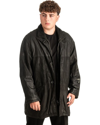 Γνήσιο Ανδρικό Δερμάτινο Μπουφάν - T484