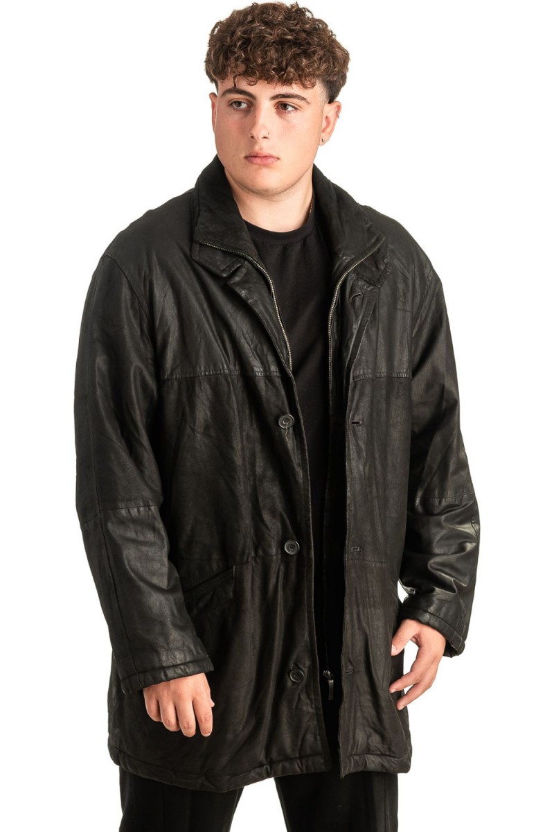 Γνήσιο Ανδρικό Δερμάτινο Μπουφάν - T484