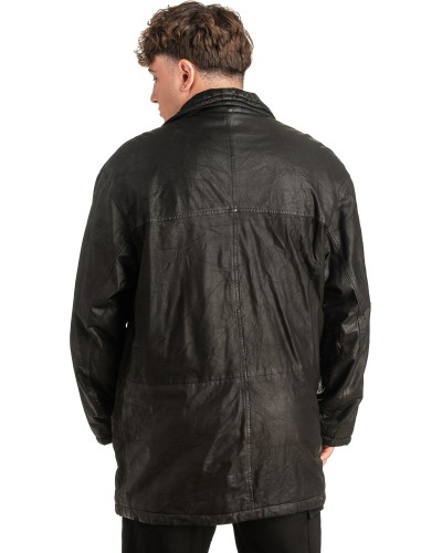 Γνήσιο Ανδρικό Δερμάτινο Μπουφάν - T484