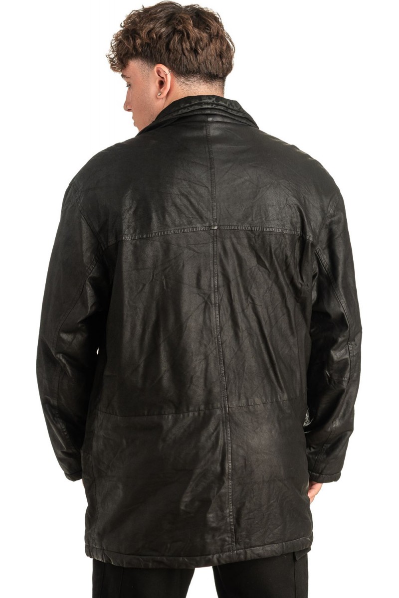 Γνήσιο Ανδρικό Δερμάτινο Μπουφάν - T484