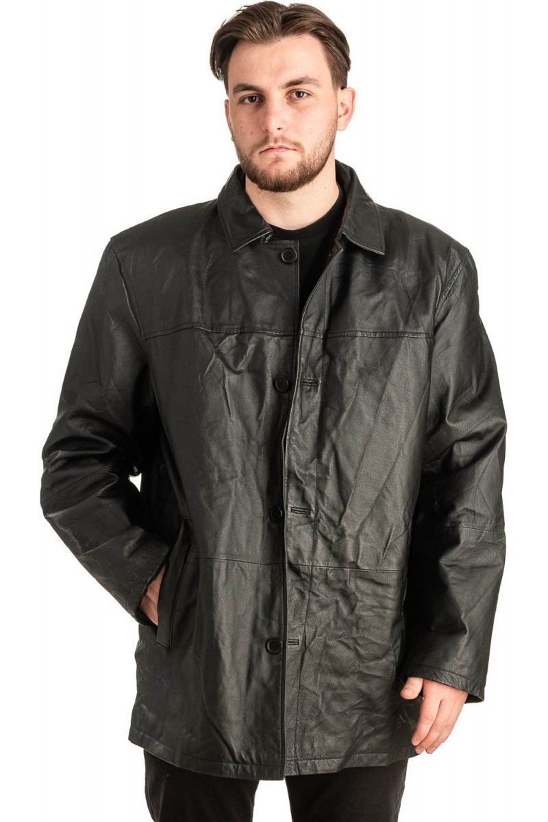 Γνήσιο Ανδρικό Δερμάτινο Μπουφάν - T486
