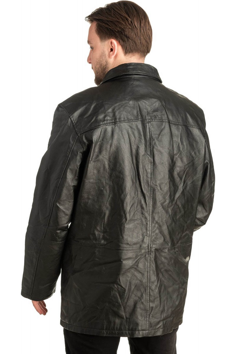 Γνήσιο Ανδρικό Δερμάτινο Μπουφάν - T486