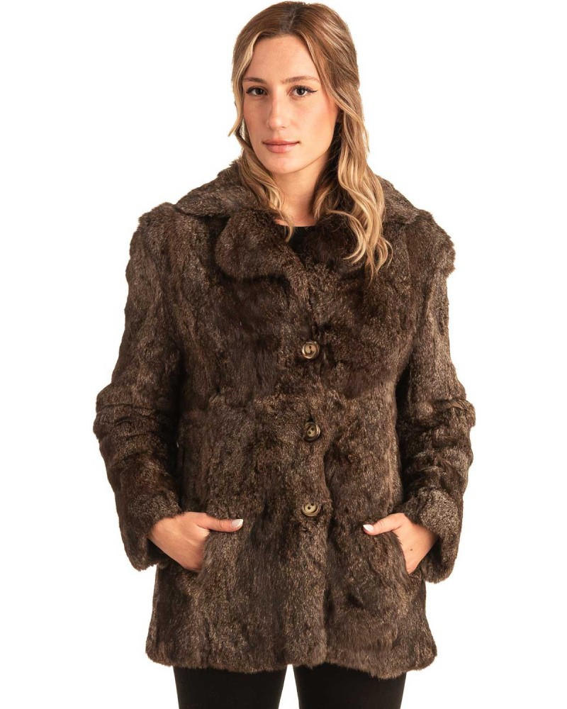 Γνήσια Γυναικεία Φυσική Γούνα - T49