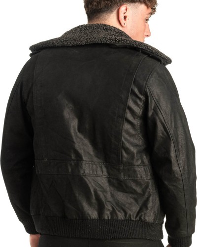 Γνήσιο Ανδρικό Δερμάτινο Μπουφάν - T490